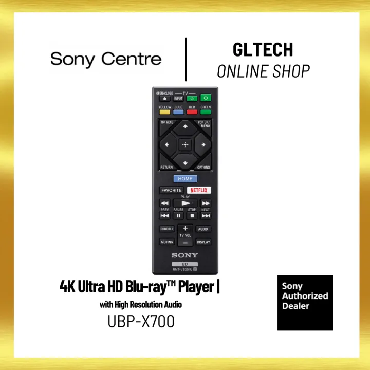 Sony [UBP-X700] 4K Ultra HD Blu-ray™ Player With High Resolution Audio ...