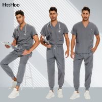 High Quality Spa Uniform Unisex Women Men Medical Work Clothes Pet Grooming Institutions Set Beauty Salon Clothes Scrubs Clothes