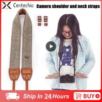 ♦◈✠ Universal Accessories Camera Shoulder Neck Strap Comfortable Cotton Leather Belt For Sony Zv1 Nikon Eos Dslr Camera Adjustable