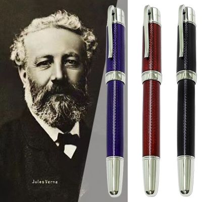 Luxury Great Writer Jules Verne Rollerball Pen MB Metal Ballpoint Fountain Writing Office School 14873/18500 Pens