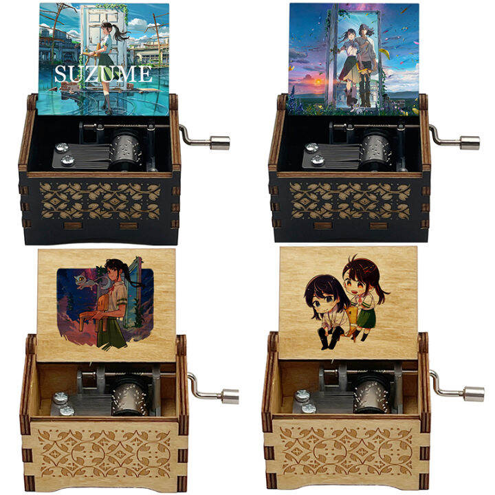 color print Suzume hand Music Box Anime Film Suzume no Tojimari Theme
