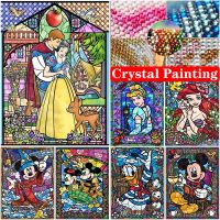 DIY Disney Crystal Diamond Painting Kits Princess Mickey Mouse Diamond Embroidery Mosaic Art Children Room Decor Gift Handicraft