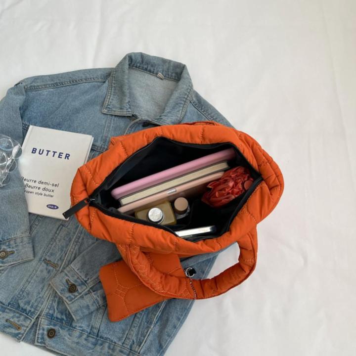 กระเป๋าจุของได้มากนักช้อปผู้หญิงอ้วนกระเป๋าเบาะน้ำหนักเบาพร้อมถุงแบบแขวนเล็กๆ