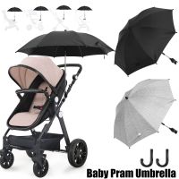 hot【DT】ஐ  Baby Strollers Umbrella with Clamp 85cm Diameter Pram 360°Adjustable Stroller Parasol