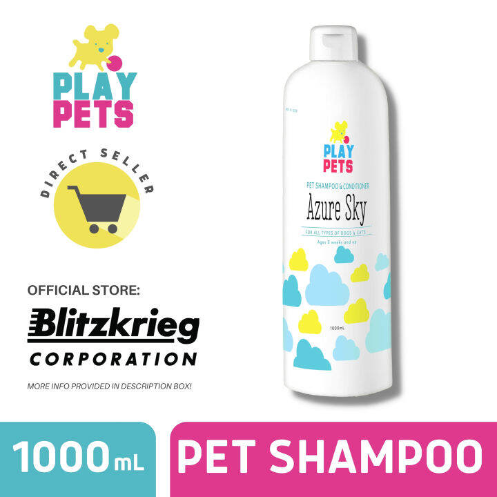 Play Pets Shampoo Azure Sky 1L Lazada PH