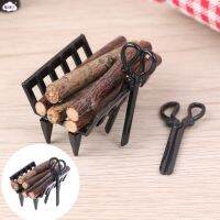 【hot】❅卍✗  1Set 1:12 Dollhouse Miniature Fireplace Accessories Firewood Holder Pliers