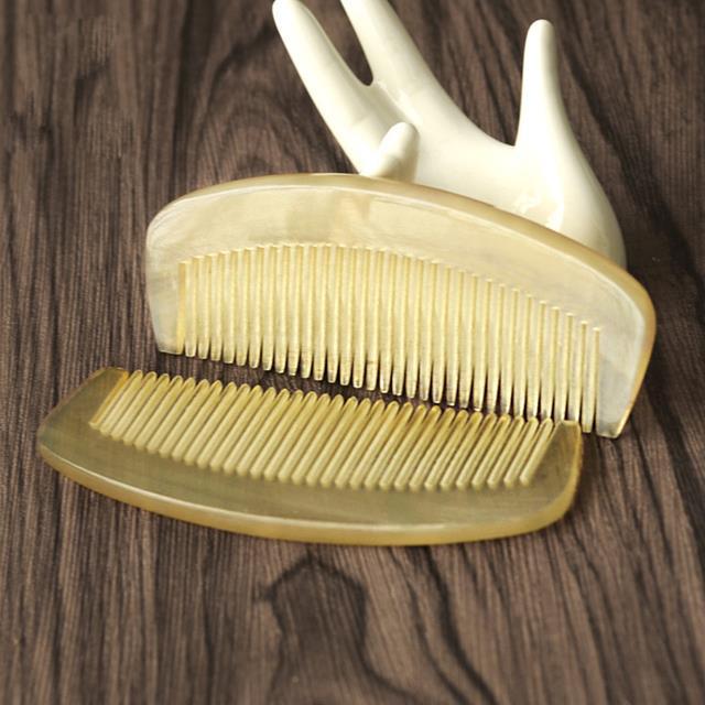 cc-10cm-ox-horn-hair-comb-hairdressing-color-massage-anti-static-styling-ergonomic