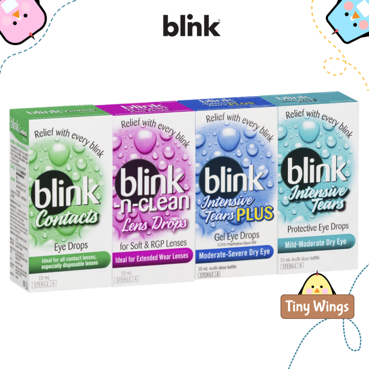 Blink Intensive Tears Protective Eye Drops 0.4ml x 20s 15ml, Blink