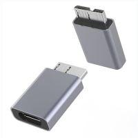 Usb 3.1 Tipe C Female Ke Micro Usb 3.0 Male Connector Adapter untuk Mobile Eksternal Hard Disk Box Converter