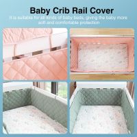 Safe Protective Newborn Wrap Padded Nursing Teething Guard Baby Crib Rail Cover