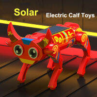 Solar Electric Mechanical Dog Cow Bionic Smart Robot Dog Educational DIY Assembly STEM Science Tech Puzzle Toy For Children Kids