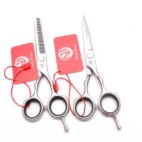 Barber Scissors Z1004 5.5" JP Steel Purple Dragon Shiny Hair Cutting Scissors Thinning Shears Hair Scissors Finger Rest