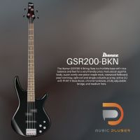 Ibanez GSR200 BK กีต้าร์เบสไฟฟ้าสายพันธ์ดี มากับ Poplar body ฟิงเกอร์บอร์ด Jatoba 22 Freะ พร้อมประกัน,เซ็ทอัพก่อนส่งฟรี