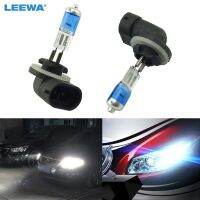 LEEWA 2pcs White 881 27W Car FogLights HalogenBulb Headlights Lamp Car Light Source Parking Car Headlight Bulbs CA2243