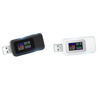 Color Display USB Tester 0-6.5A Current 4-30V Voltmeter Monitoring Time Display Mobile Powers Detection MX18L