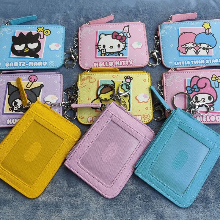 yb2-พวงกุญแจหนัง-ลายการ์ตูน-sanrio-hello-kitty-kuromi-pochacco-cinnamon-by2