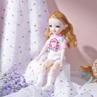 30cm BJD Doll 15 Movable Jointed Dolls Smile Face Blue Eyes Beauty Suit Toys Fashion Dress Make Up BJD DIY Toy Gift for Girls