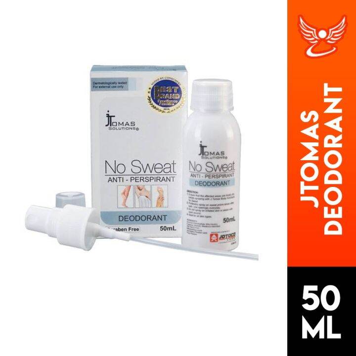 JTomas No Sweat Antiperspirant Deodorant (5ml) Lazada PH