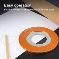 Circle Drawing Tool Aluminum Alloy Measuring Adjustable Size School Geometry Compass Stationery Woodworking Inspiring Portable