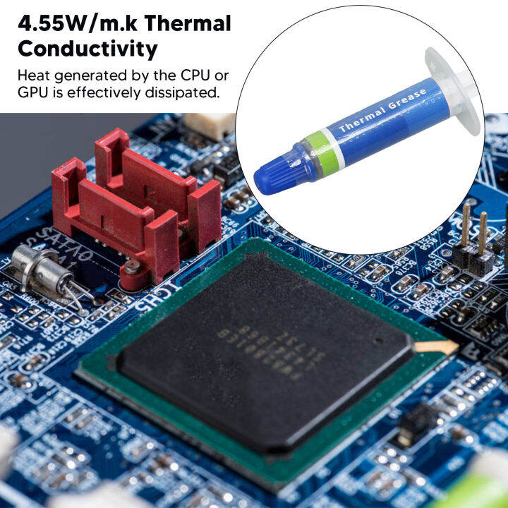 จาระบีสื่อความร้อน4-55วัตต์-เมตร-k-5ชิ้นสติกเกอร์ตกแต่งรถสำหรับ-gpu-cpu