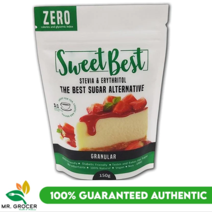 Sweet Best Stevia and Erythritol Sugar Alternative 150g Lazada PH