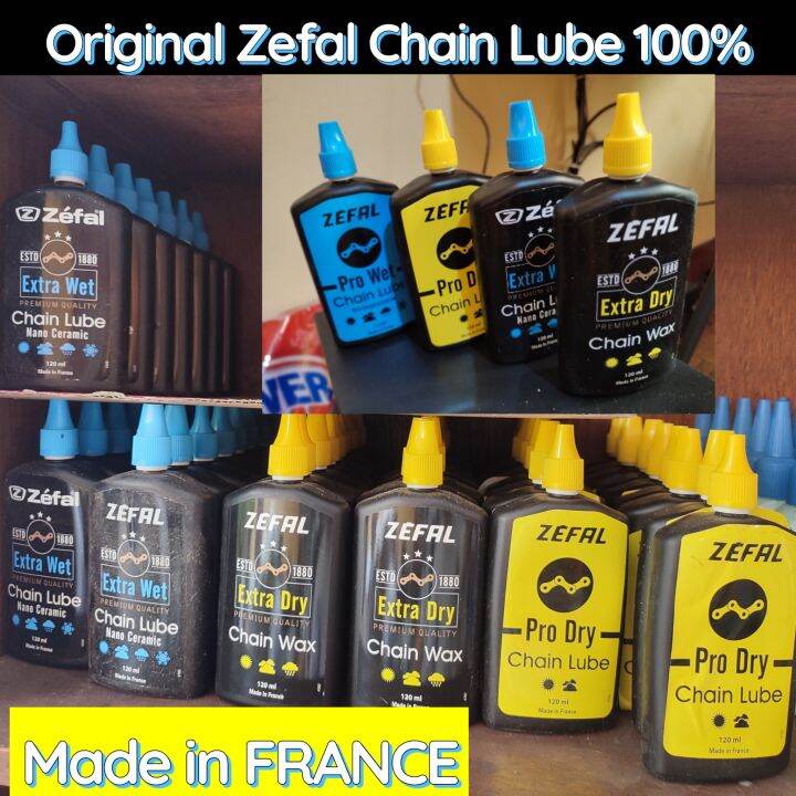 Authentic Zefal Pro Lube and EXTRA CERAMIC Lube for Bicycle Chain Made