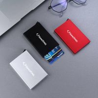 Automatic Metal Anti theft Smart Wallet ID Card Credit Card Holder For SsangYong Actyon Chairman Korando Kyron Car styling