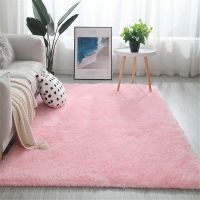 [A Warm]80X160Cm Fluffy Rug Floor CarpetsRoom Shaggy Area Rug Dining Home BedroomFloor Mat Pink Bedside Plush Velvet Mat