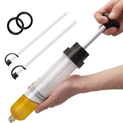 【JH】 New Car Brake Fluid Extractor Change Syringe with Hose Manual  amp; Filler Evacuator