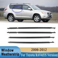 【LZ】❀□  Janela Weatherstrip para Toyota RAV4 2006-2012 Vedação Exterior De Vidro Tiras De Borracha Belt Trim Verifique o Tamanho antes de comprar Versão EUA