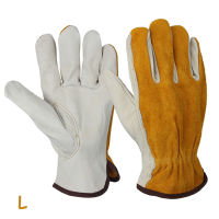 1 Pair Working Welding Working Gloves Hands Protection n Proof Anti-Puncture Wear-Resisting Gardening Gloves