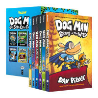 Detective dog volume 1-6 boxed English original dog man humorous full color cartoon childrens English Bridge Book