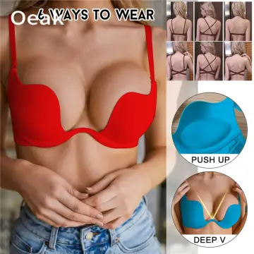 Sexy Womens Lace Bra Crop Top Sheer Push Up Underwear Shelf Bra Cuples  Lingerie