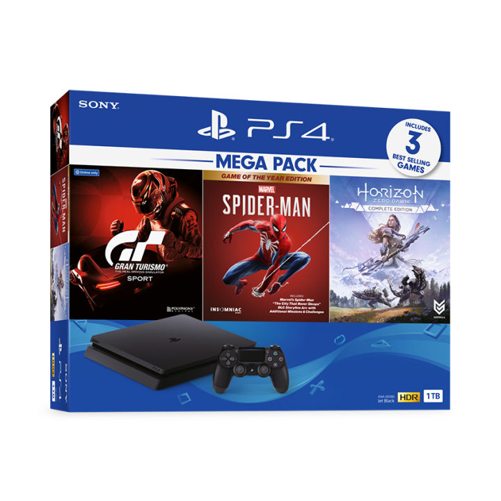 Máy chơi game PS4 Slim 1TB Mega Pack CUH-2218B MEGA3 