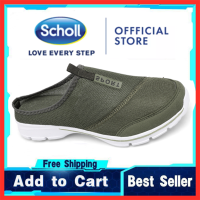 Scholl รองเท้าสกอลล์ scholl รองเท้า scholl Scholl รองเท้าสกอลล์ scholl รองเท้า รองเท้า scholl  ผู้ชาย scholl รองเท้าผ้าใบผู้ชายรองเท้าผู้ชาย scholl ขนาดใหญ่ 46 47 48 ครึ่งรองเท้าแตะรองเท้าแตะแบนผู้ชายแฟชั่นเดินรองเท้าผ้าใบเกาหลีครึ่งหนึ่ง-2030