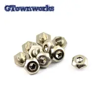 100pcs 16x9mm Wheel Bolts Rim Lip Rivets Nuts Fit For ZSD58 Wheels Tires Parts Rim Lip Silver ABS Plastic Car Accessories