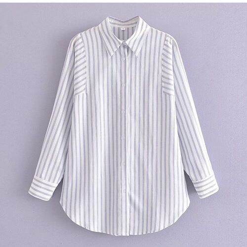 zara-เสื้อเชิ้ตลําลอง-แขนยาว-คอปก-ทรงหลวม-ลายทาง-สไตล์ฝรั่งเศส-22-ฤดูร้อน-สําหรับผู้หญิง-ta