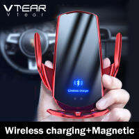 Universal Magnetic Car Phone Holder Wireless Charger 15w Fast Charging Auto Sensing Phone Holder For Tesla Bmw Audi Accessories