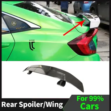 1.2m Black Soft Car Rear Roof Trunk Spoiler Rear Wing Lip Trim