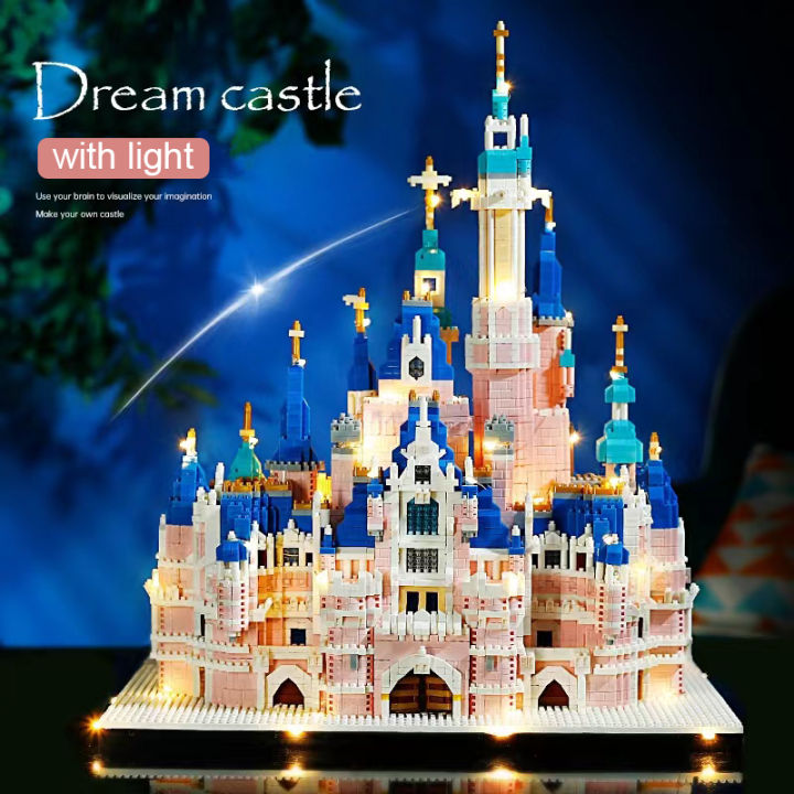 บล็อกตัวต่อเพชร-suzhou-garden-model-dream-castle-cruise-chinese-traditional-great-wall-with-light-diy-kit-kids-toys