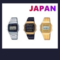 Casio นาฬิกาข้อมือชาย+หญิง รุ่น A168WG 9WDF , A168WG 9WJ สินค้าใหม่ ประกันร้านค้า