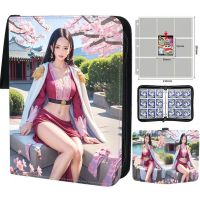 400pcs/900pcs 4/9 Pocket Anime One Piece Cards Album Book Zipper PU Leather Cards Binder Game Collection Card Holder Folder