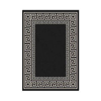 Carpet For Living Room Modern BlackWhiteGeometry Rectangle Home Bedroom Bedside Rug Kitchen Floor Door Mat AbsorbOilAreaRug