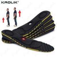 Invisible Height Increase Insole For Men Women 2/3/4/5cm Cushion Height Lift Foot Massage Magnetic Massage Shoes Insole Insert Cleaning Tools