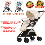 Xe đẩy cho bé Belecoo gấp gọn 2 chiều A8-1 có mái che cho bé từ sơ sinh