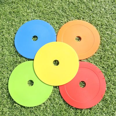 【YF】 10PCS Soccer Flat Disc Markers Non-Slip Spots Football Basketball Sports Speed Agility Training Aids Accessories