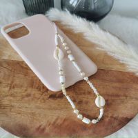 New Fashion Mobile Strap Phone Charm Pearl Letter Phone Chain Beaded Shell Jewelry Women Anti-lost Lanyard Gift Lanyard Girl DIY