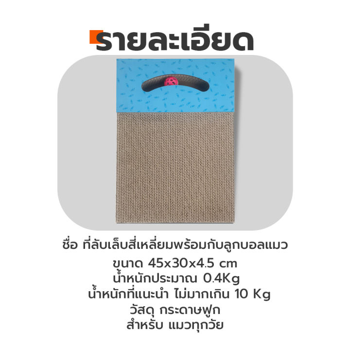 peddy-ของเล่นแมว-ที่ลับเล็บแมว-รางบอลแมว-ลูกบอลแมว-วงล้อ-ที่ลับเล็บแมวราคาถูก-cat-scratch-board-มีลูกบอล-พร้อมส่ง