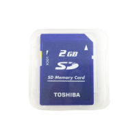 Toshiba 2GB Class2 SD-M02G การ์ด SD การ์ดความจำ SD มาตรฐานที่ปลอดภัยสำหรับกล้องถ่ายรูปและกล้องถ่ายภาพเคลื่อนไหวดิจิตอลล็อค Memoria SD