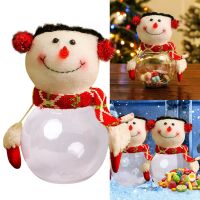 【CW】 Christmas Candy Jar Fawn Snowman Old Man Gift Box Adult Children Doll Ornament t1p